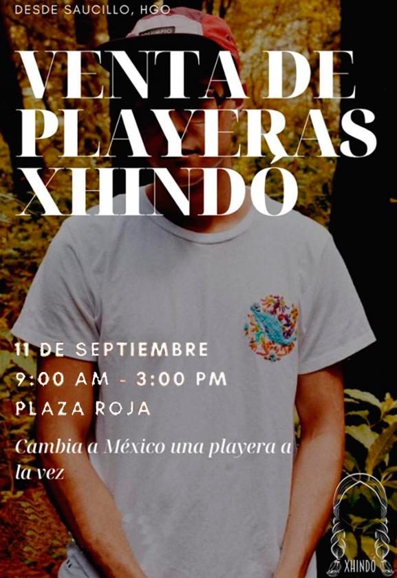 Venta de playeras Xhindó